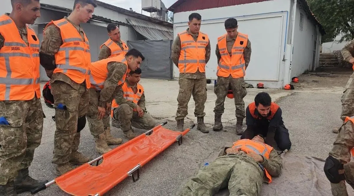 Şırnak'ta AFAD ekiplerine Çakırsöğüt'te profesyonel arama kurtarma eğitimi