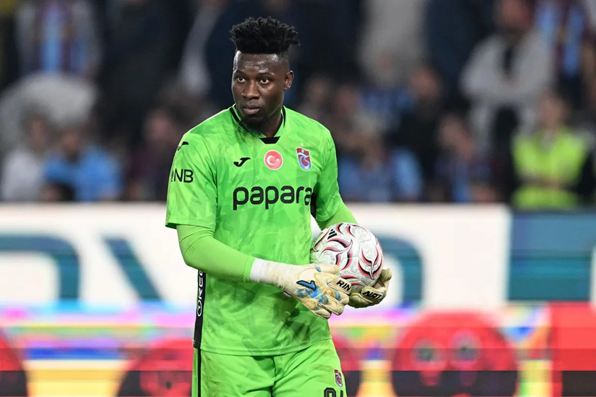 Trabzonspor kalecisi Andre Onana Trabzon'da zincirleme trafik kazası geçirdi